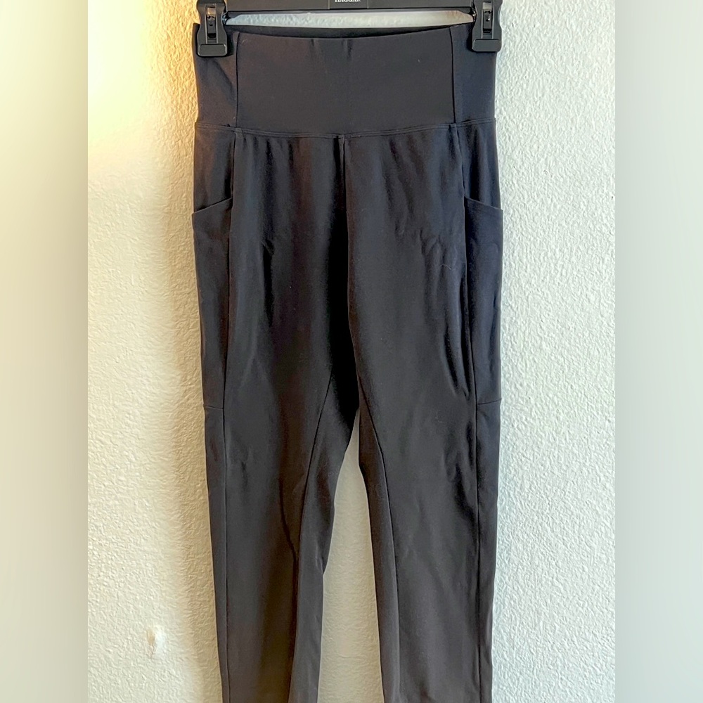 High-Waist Black Leggings